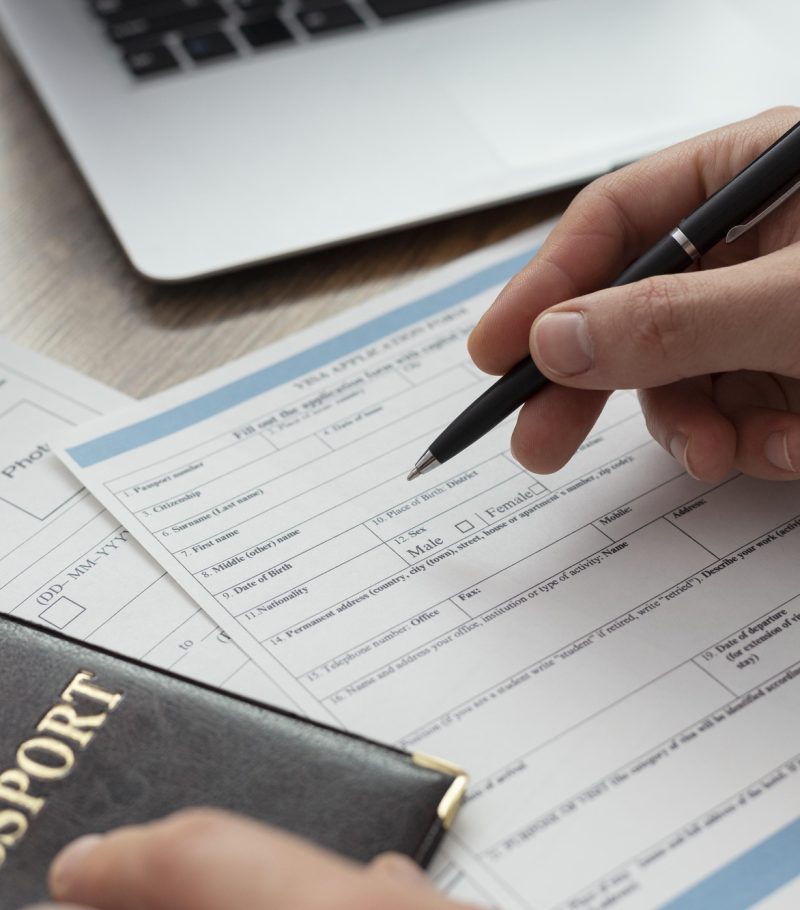 visa-application-composition-with-passport visa-application-composition-with-passport